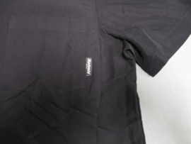 RIETVELD SMALL LOGO EMBROIDERIED COLLAR SHIRT BLACK