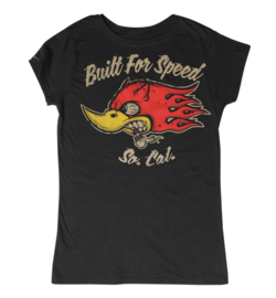 LA MARCA DEL DIABLO BUILT FOR SPEED BLACK T SHIRT