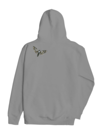 LOSER MACHINE DEATH MOTH HOODIE SMOKE