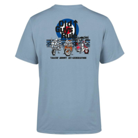 OLD GUYS RULE  'TALKIN' ABOUT MY GENERATION II' T-SHIRT - STONE BLUE