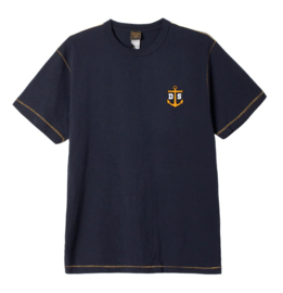 ​DARK SEAS REGIMEN BLIND STITCH T-SHIRT HEATHER NAVY