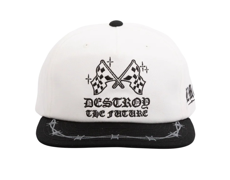 LOSER MACHINE BLITZ HAT SNAPBACK WHITE / BLACK