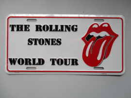 KENTEKENPLAAT THE ROLLING STONES WORLD TOUR