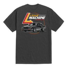 LOSER MACHINE  GRAND MACHINE T-SHIRT DUSTY BLACK