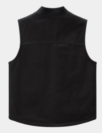 DICKIES DUCK CANVAS VEST BLACK