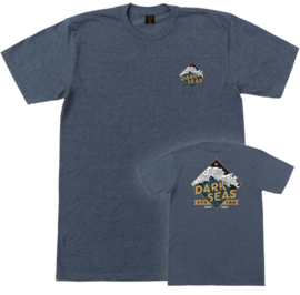 DARK SEAS TRADITION  T SHIRT NAVY HEATHER