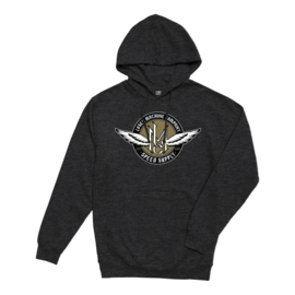 LOSER MACHINE  FIXED WING PULLOVER HOOD  GUNMETAL HEATHER