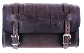 LUCKY 13 LEATHER TOOL POUCH ANTIQUE BROWN