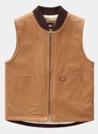 DICKIES DUCK CANVAS VEST BROWN