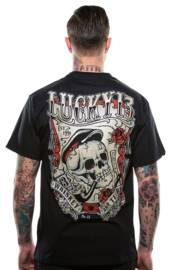 LUCKY 13  WHISKEY AND TEARS T SHIRT