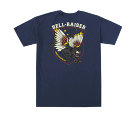 LOSER MACHINE  HELL-RAISER T-SHIRT NAVY HEATHER