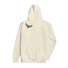 LOSER MACHINE DEATH MOTH HOODIE BONE