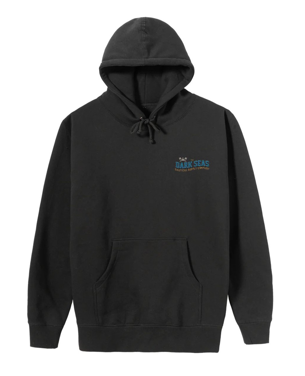 DARK SEAS UNIFIED HOODED PULLOVER FLEECE BLACK