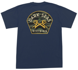 DARK SEAS AIR RAIDER ORGANIC COTTON T-SHIRT NAVY