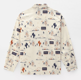 DICKIES BETTLES  AOP LONGSLEEVE SHIRT ECRU