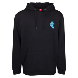 SANTA CRUZ SCREAMING HAND CHEST HOOD BLACK