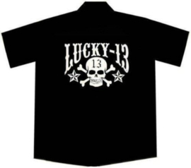 LUCKY 13 SKULL STARS WORKSHIRT