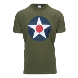 FOSTEX U.S. ARMY AIR CORPS T-SHIRT GREEN