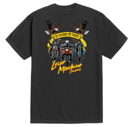 LOSER MACHINE PAST & PRESENT T-SHIRT BLACK