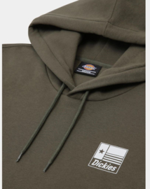 DICKIES TAYLOR HOODIE MILITAIRY GREEN