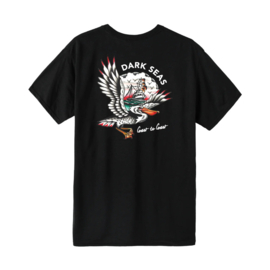 DARK SEAS PELICANS WATCH MW WICKING T-SHIRT BLACK