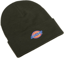 DICKIES COLFAX BEANIE HAT OLIVE GREEN