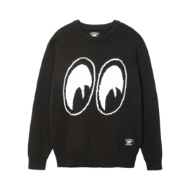LOSER MACHINE X MOONEYES WOVEN BODIE SWEATER BLACK