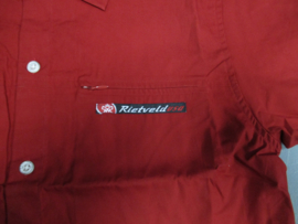 RIETVELD SIGNATURE SURFBOARD SHIRT RED