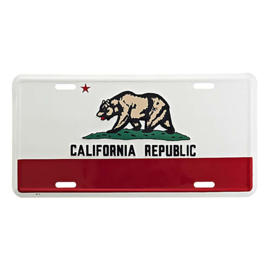 KENTEKENPLAAT CALIFORNIA REPUBLIC