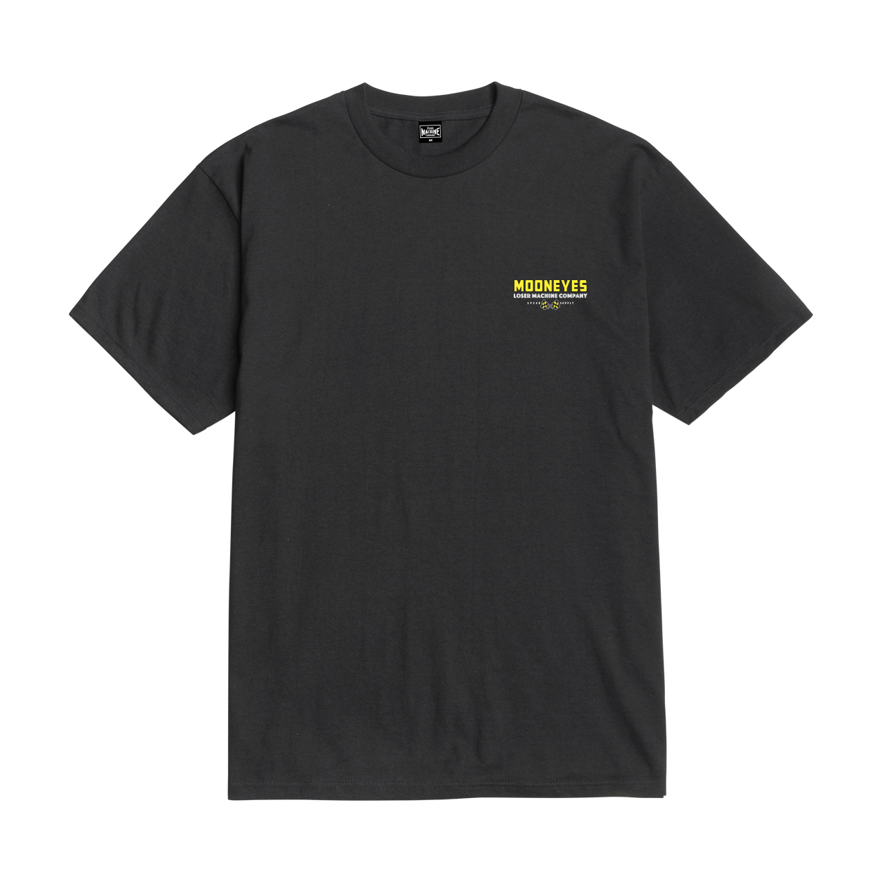 LOSER MACHINE X MOONEYES WINNERS CIRCLE T-SHIRT BLACK