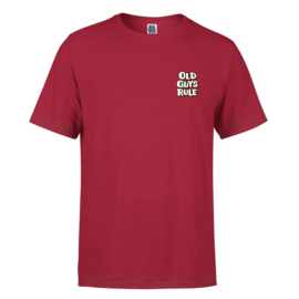 OLD GUYS RULE BEEN AROUND THE BLOCK T-SHIRT CARDINAL