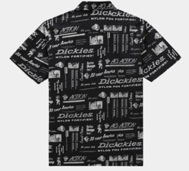 DICKIES PILLAGER SHIRT BLACK