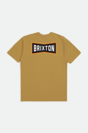 BRIXTON TRUSS T-SHIRT ANTIQUE GOLD