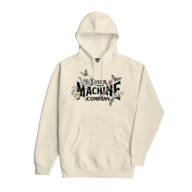 LOSER MACHINE DEATH MOTH HOODIE BONE