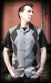 RUMBLE 59 LOUNGE SHIRT PANEL GREY