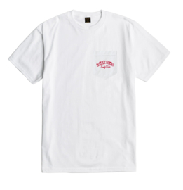 DARK SEAS SURFIN DEVILS POCKET T-SHIRT WHITE