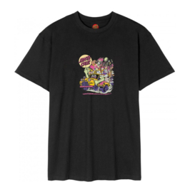 SANTA CRUZ JOHNSON BEAST WAGON T-SHIRT BLACK