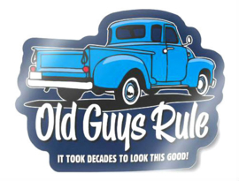OLD GUYS RULE IT TOOK DECADES DECAL