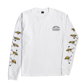 LOSER MACHINE X THE BIG LEBOWSKI  OVER THE LINE LONGSLEEVE T-SHIRT WHITE