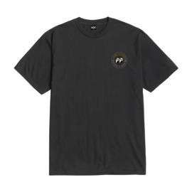 LOSER MACHINE X MOONEYES  FACTORY TEAM II T-SHIRT BLACK