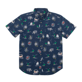 DARK SEAS MONTAUK SHIRT NAVY