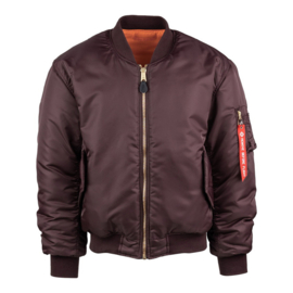 FOSTEX  MA-1 BOMBER JACK MAROON
