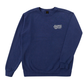 DARK SEAS CURRENCY PIGMENT CREWNECK NAVY