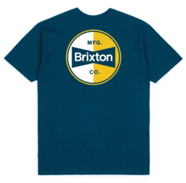 BRIXTON PATRON T-SHIRT MARINE BLUE