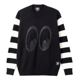 LOSER MACHINE THROTTLE SWEATER BLACK WHITE