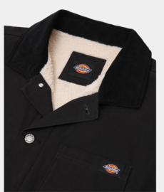 DICKIES DUCK CANVAS CHORE JACKET BLACK