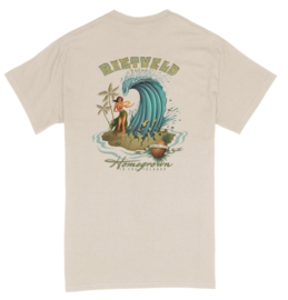 RIETVELD HOMEGROWN RETRO T-SHIRT NATURAL