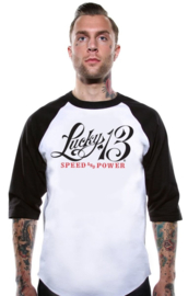 LUCKY 13  SPEED SCRIPT RAGLAN SHIRT