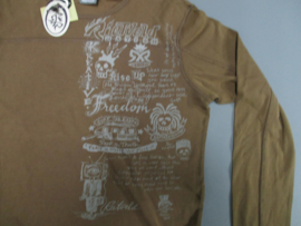 RIETVELD  NATION CHOCOLATE  LONGSLEEVE  T SHIRT