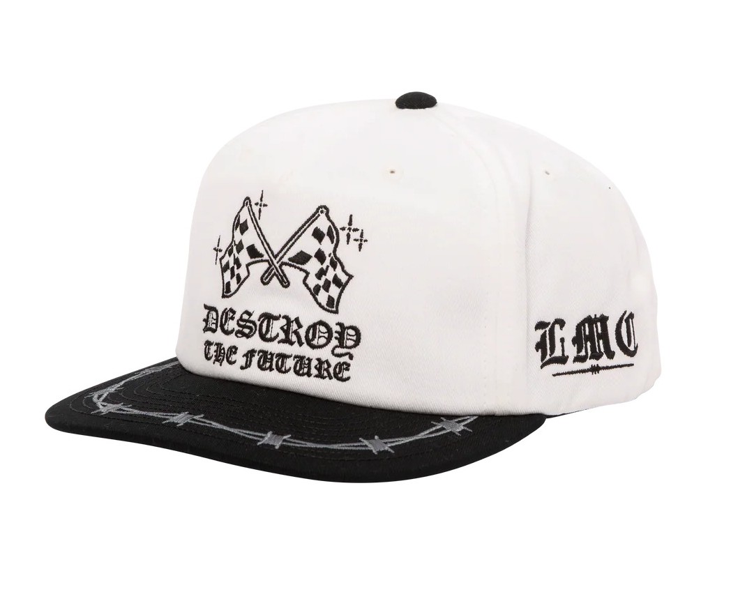 LOSER MACHINE BLITZ HAT SNAPBACK WHITE / BLACK